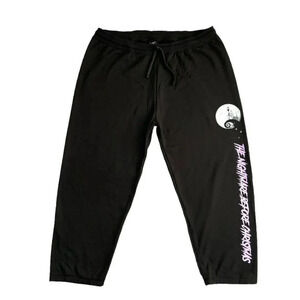 DISNEY Women's Tim Burton's THE NIGHTMARE BEFORE CHRISTMAS Fleece Pajama Pant 3X